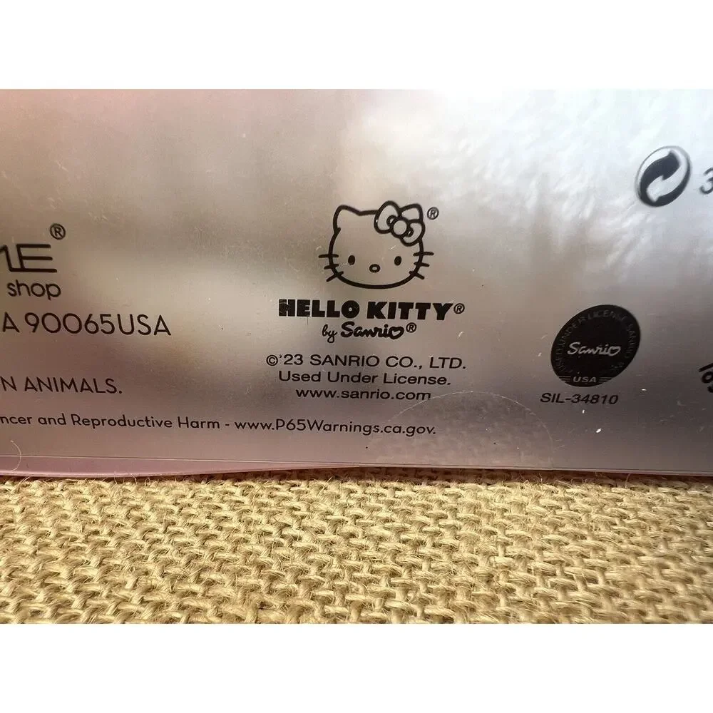 HELLO KITTY White Kitty Ears with Pink Bow Headband-NWT